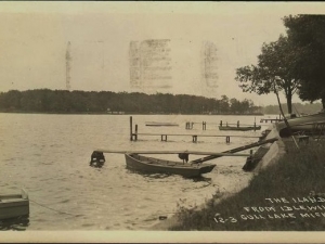 View of the 'Iland" from Idlewild - 1937